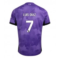Pánský Fotbalový dres Liverpool Luis Diaz #7 2023-24 Třetí Krátký Rukáv